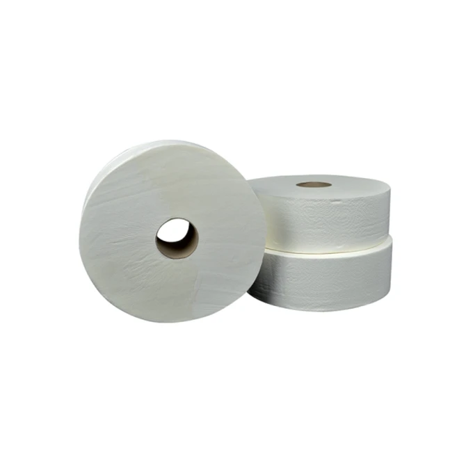 Toiletpapier Cleaninq jumbo groot 2-laags 380m wit