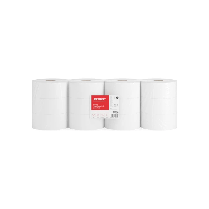 Toiletpapier Katrin Gigant S jumbo klein 2-laags 150m wit 93656