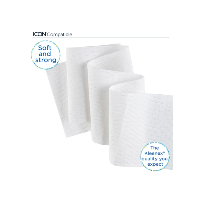 Toiletpapier Kleenex 3-laags 195vel wit 8459