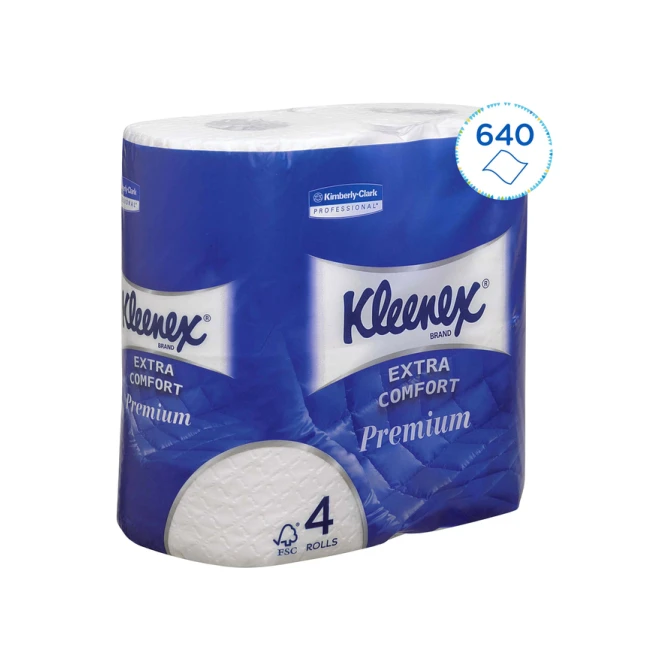 Toiletpapier Kleenex 4-laags 160 vel wit 8484
