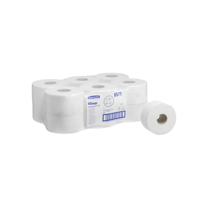 Toiletpapier Kleenex jumbo 2-laags 180m wit 8571