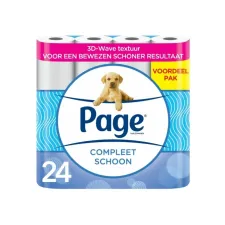 Toiletpapier Page Compleet Schoon 2-laags 140vel 24 rol wit