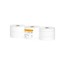 Toiletpapier Satino JT2 HiCycle 2-laags 6x380m wit 319330