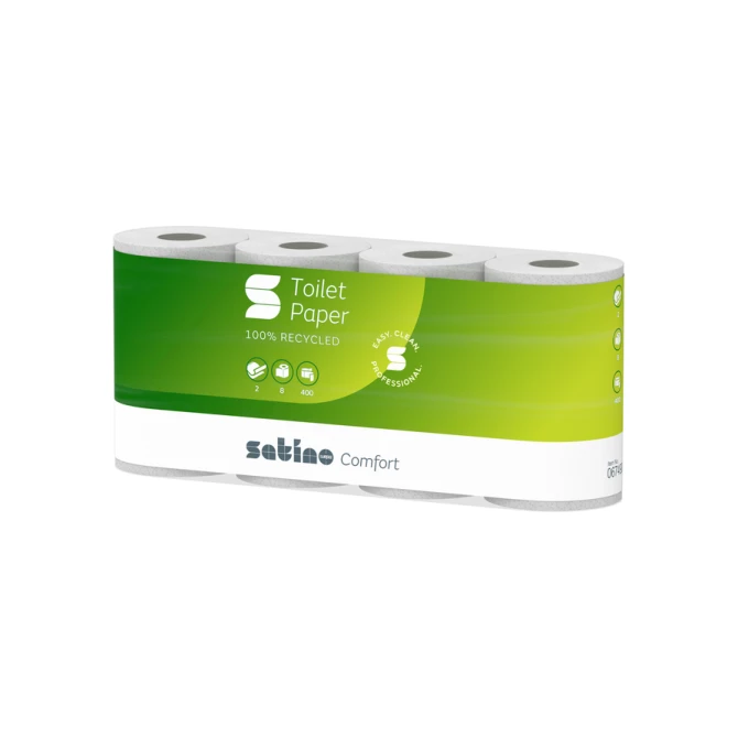 Toiletpapier Satino MT1 Comfort 2-laags 400 vel wit 067490