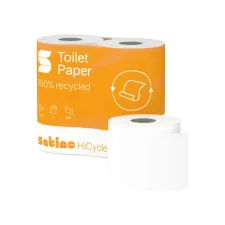 Toiletpapier Satino MT1 HiCycle 2-laags 4x400 vel wit 067900