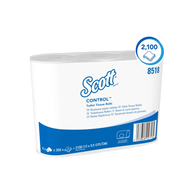 Toiletpapier Scott Control 3-laags 350 vel wit 8518