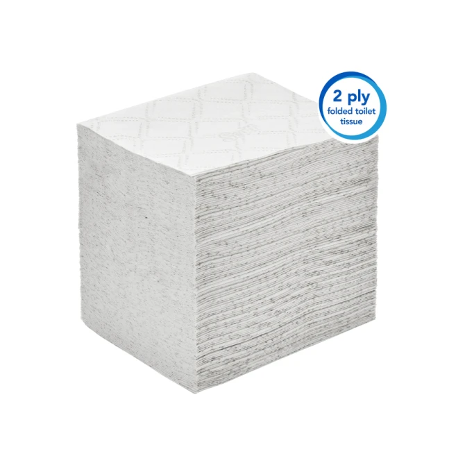 Toiletpapier Scott Control gevouwen 2-laags 110x186mm wit 8509