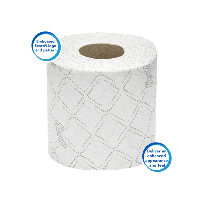 Toiletpapier Scott Essential 2-laags 350 vel wit 8519