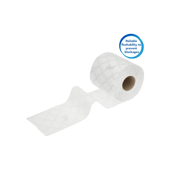 Toiletpapier Scott Essential 2-laags 350 vel wit 8519
