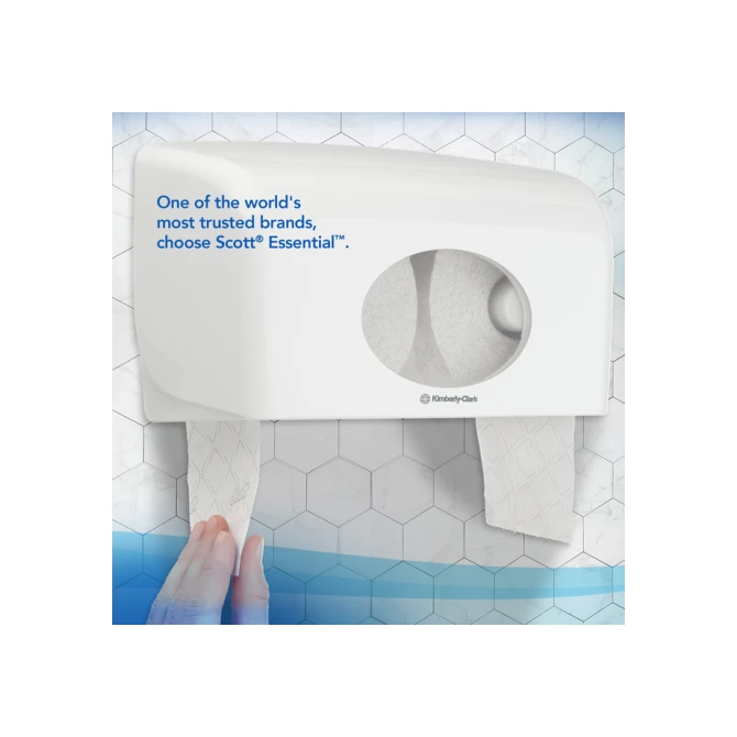 Toiletpapier Scott Essential 2-laags 600 vel wit 8517