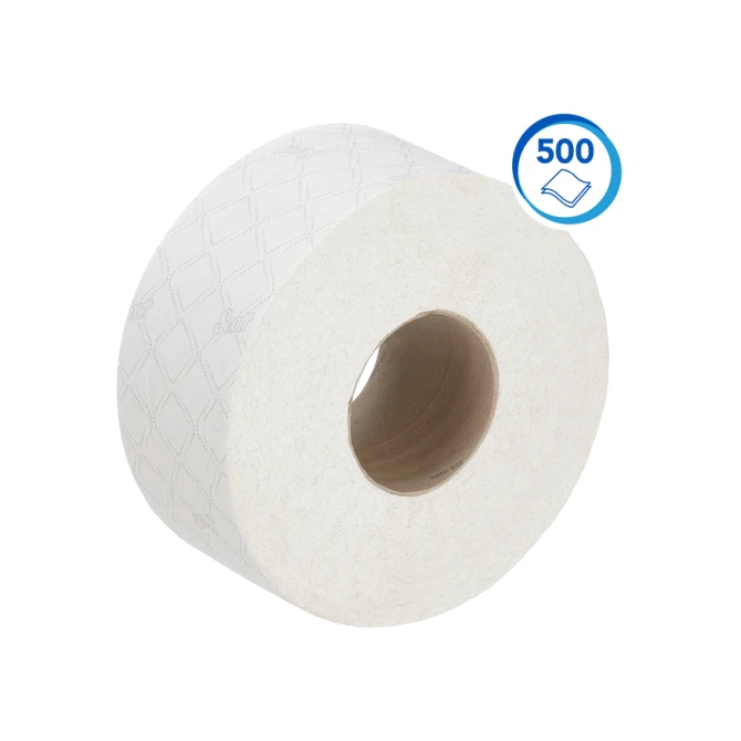 Toiletpapier Scott Essential jumbo 2-laags 200m wit 8614