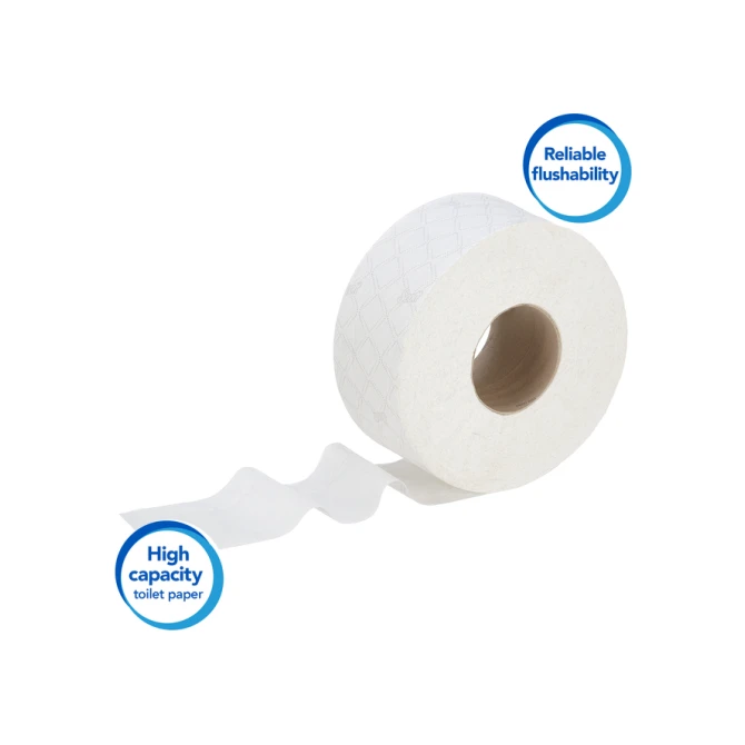 Toiletpapier Scott Essential jumbo 2-laags 200m wit 8614