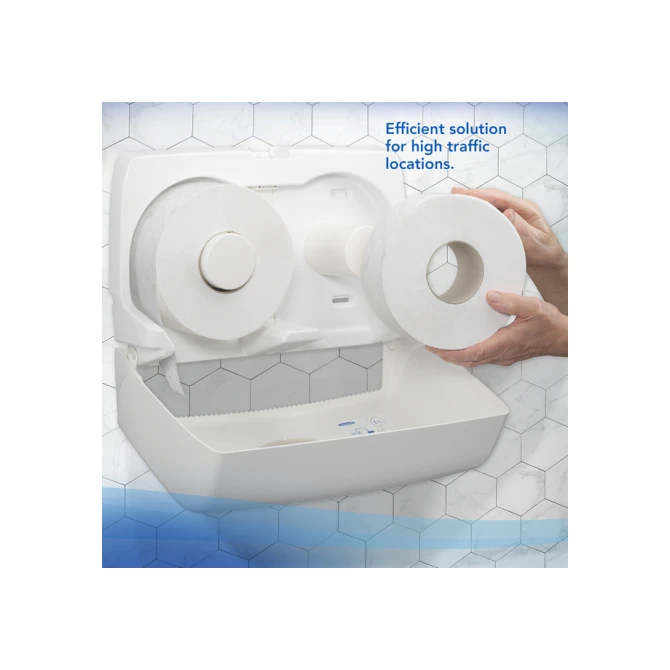 Toiletpapier Scott Essential jumbo 2-laags 200m wit 8614