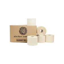 Toiletpapier The Good Roll The Panda Edition Naked bamboe 3-laags 27x250 vel naturel Toiletpapier The Good Roll The Panda Edition Naked bamboe 3-laags 27x250 vel naturel