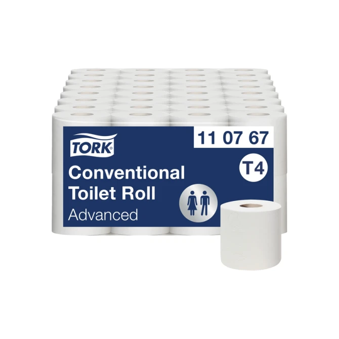 Toiletpapier Tork T4 Advanced 2-laags 250 vel wit 110767