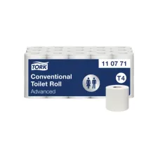Toiletpapier Tork T4 Advanced 2-laags 400 vel wit 110771 Toiletpapier Tork T4 Advanced 2-laags 400 vel wit 110771