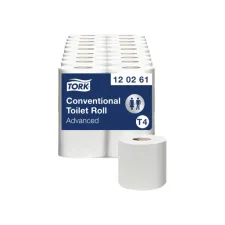 Toiletpapier Tork T4 Advanced 2-laags 493 vel wit 120261 Toiletpapier Tork T4 Advanced 2-laags 493 vel wit 120261