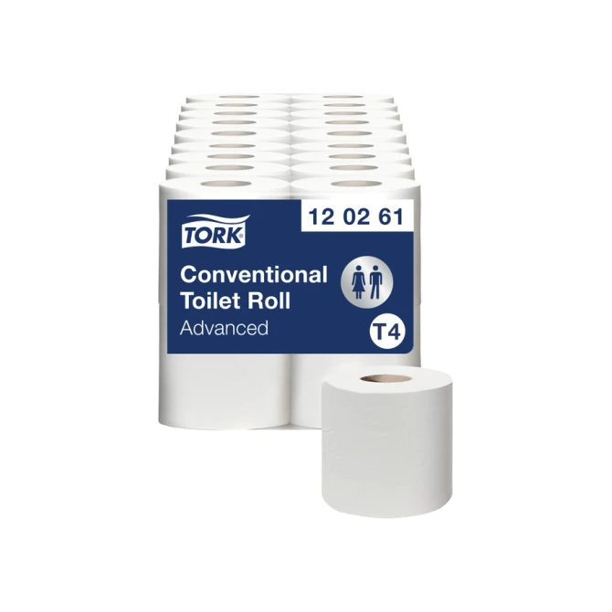 Toiletpapier Tork T4 Advanced 2-laags 493 vel wit 120261