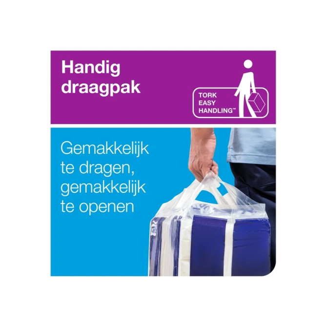 Toiletpapier Tork T4 Premium 3-laags 56x155 vel wit 110319