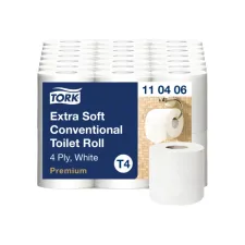 Toiletpapier Tork T4 Premium 4-laags 150 vel wit 110406