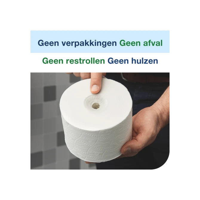 Toiletpapier Tork T7 Premium Optiserve Coreless 3-laags 63m wit 472650