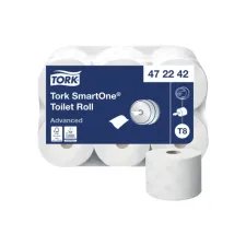 Toiletpapier Tork T8 Advanced SmartOne 2-laags 207m wit 472242