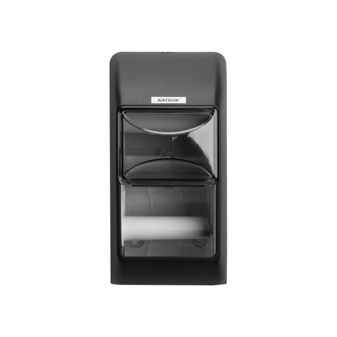 Toiletpapierdispenser Katrin duo zwart 104452