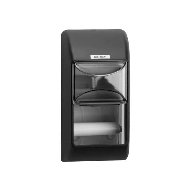 Toiletpapierdispenser Katrin duo zwart 104452