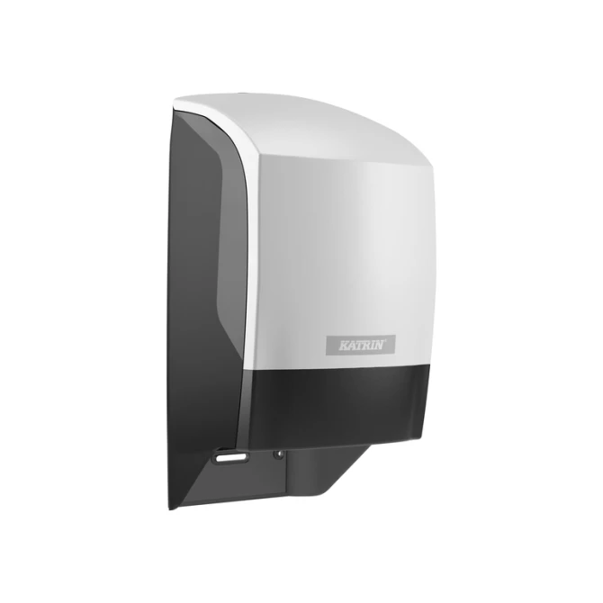 Toiletpapierdispenser Katrin systeemrol duo wit 77496