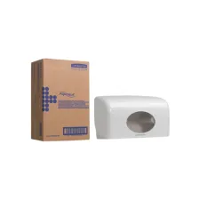 Toiletpapierdispenser Kimberly Clark Aquarius duo wit 6992