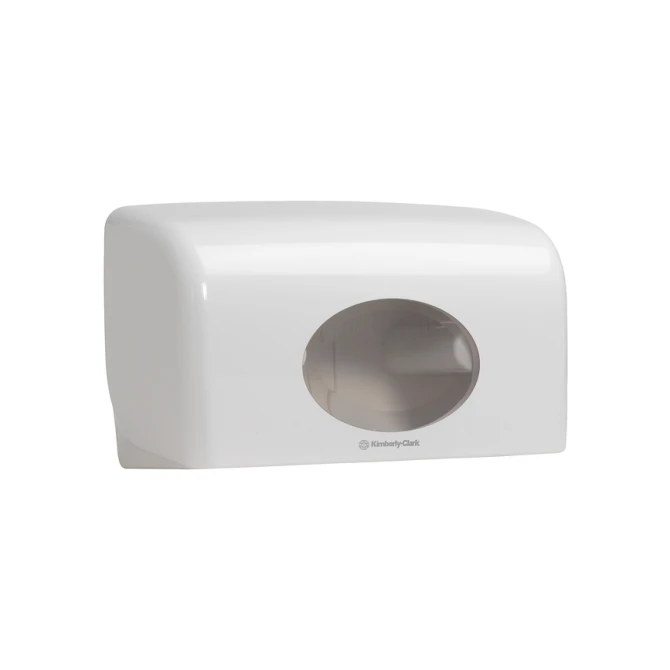Toiletpapierdispenser Kimberly Clark Aquarius duo wit 6992