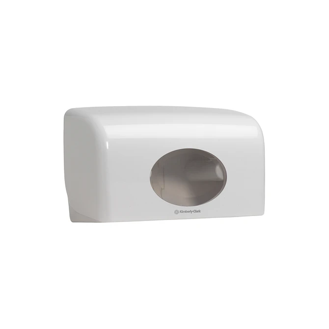 Toiletpapierdispenser Kimberly Clark Aquarius duo wit 6992