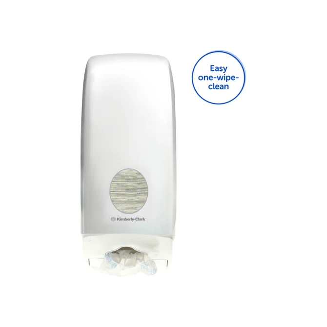 Toiletpapierdispenser Kimberly Clark Aquarius gevouwen wit 6946