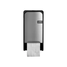 Toiletpapierdispenser Quartzline Q1 systeemrol duo zilver 441091