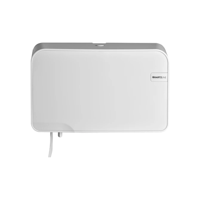 Toiletpapierdispenser Quartzline Q2 klein duo wit 441002