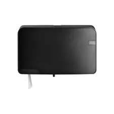 Toiletpapierdispenser Quartzline Q5 jumbo klein duo zwart 441057