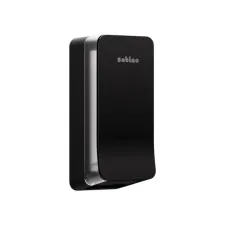 Toiletpapierdispenser Satino BT1 Hyginity gevouwen zwart 333425
