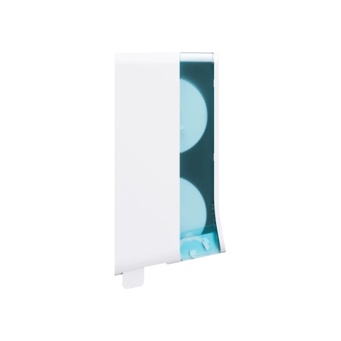 Toiletpapierdispenser Satino JT3 Hyginity systeemrol duo wit 333422