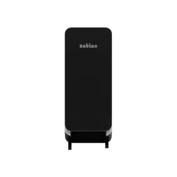 Toiletpapierdispenser Satino JT3 Hyginity systeemrol duo zwart 333423