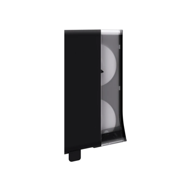 Toiletpapierdispenser Satino JT3 Hyginity systeemrol duo zwart 333423