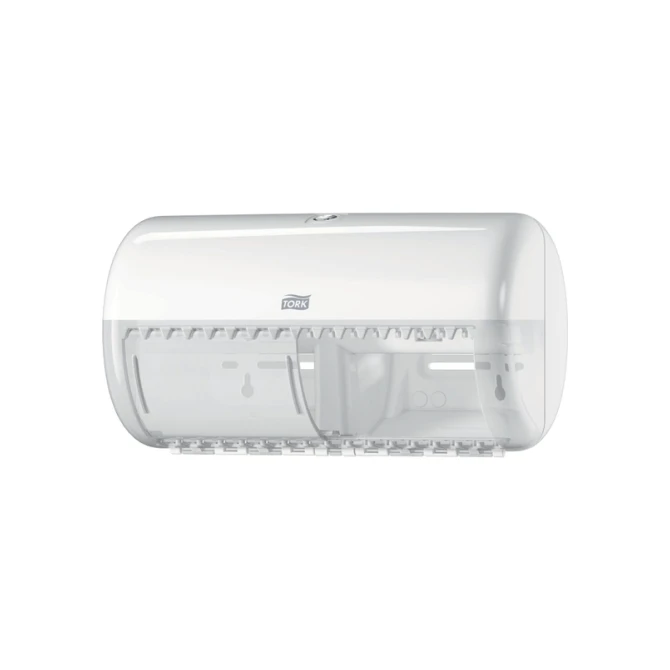 Toiletpapierdispenser Tork T4 Elevation duo wit 557000