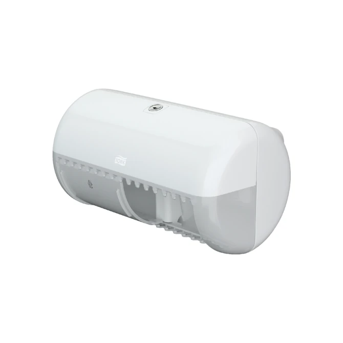 Toiletpapierdispenser Tork T4 Elevation duo wit 557000