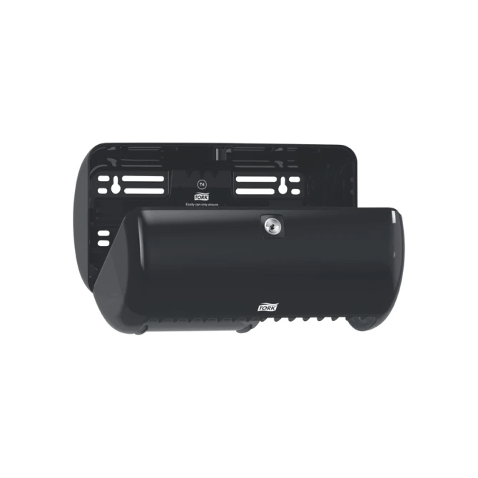 Toiletpapierdispenser Tork T4 Elevation duo zwart 557008