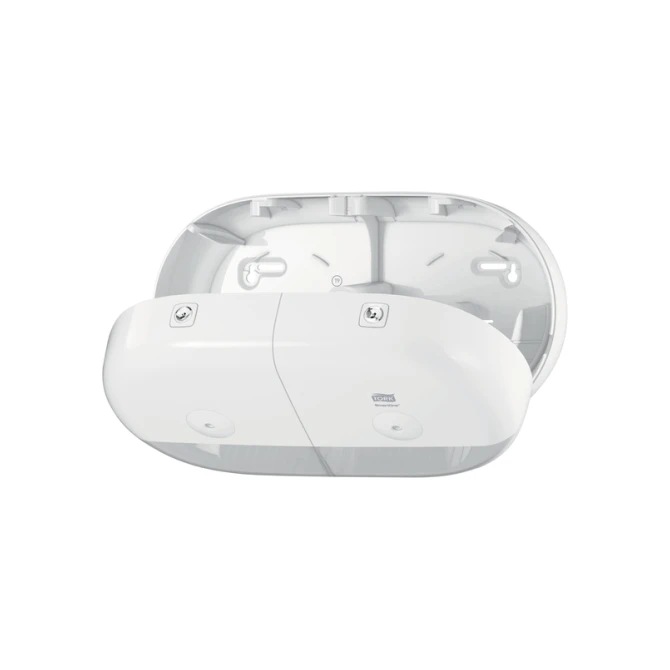 Toiletpapierdispenser Tork T9 Elevation SmartOne klein duo wit 682000