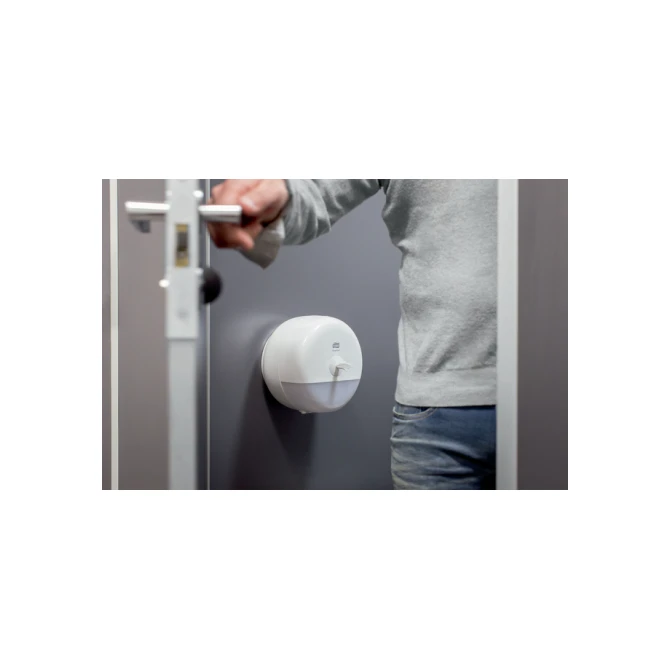 Toiletpapierdispenser Tork T9 Elevation SmartOne klein wit 681000