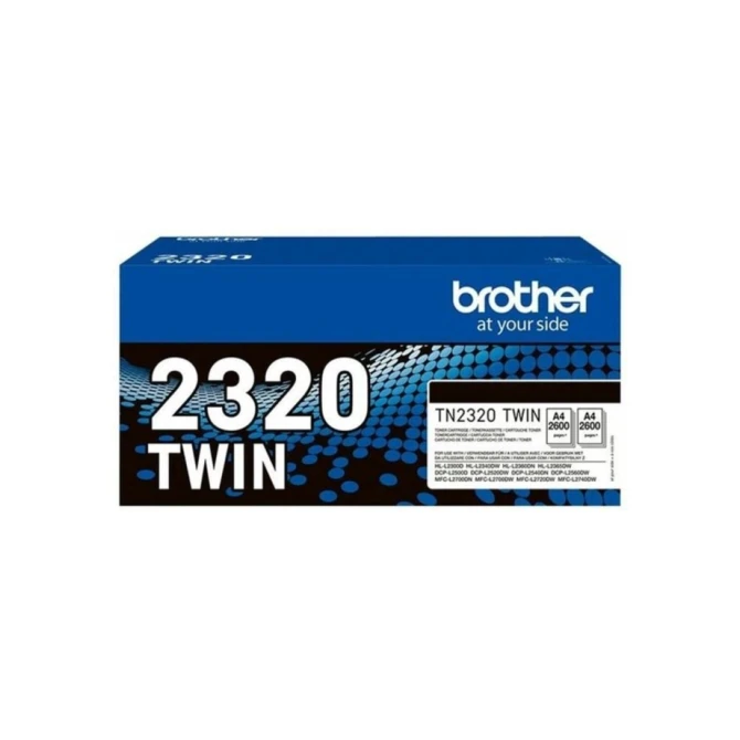 Toner Brother TN-2320TWIN zwart