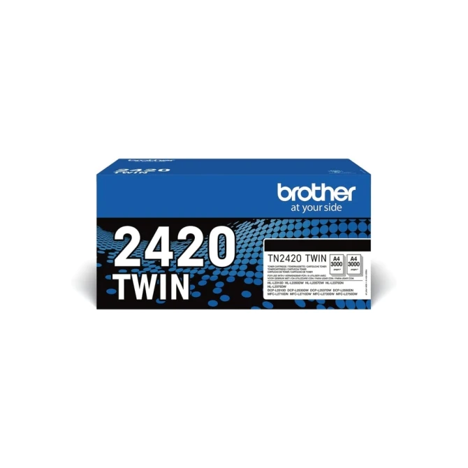 Toner Brother TN-2420TWIN zwart