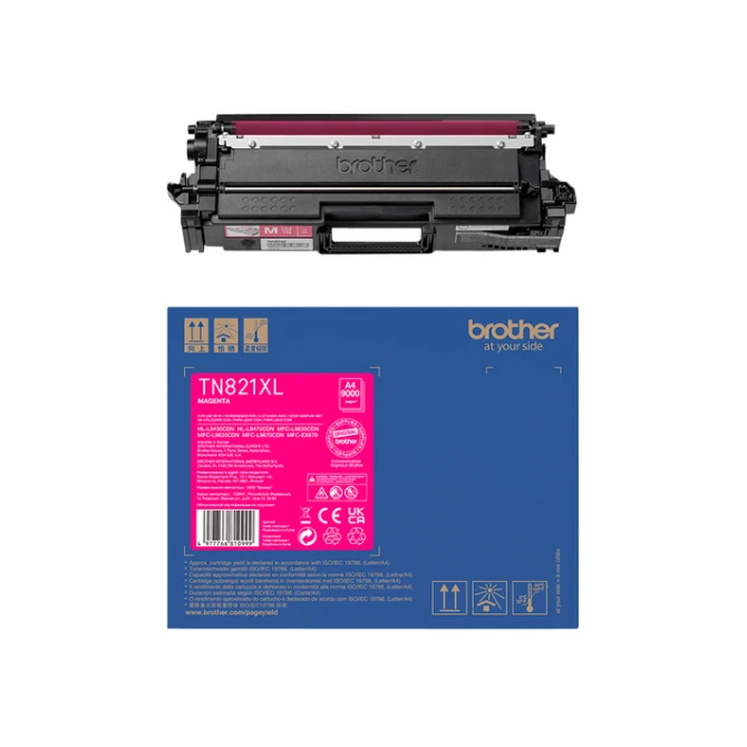 Toner Brother TN-821XLM rood