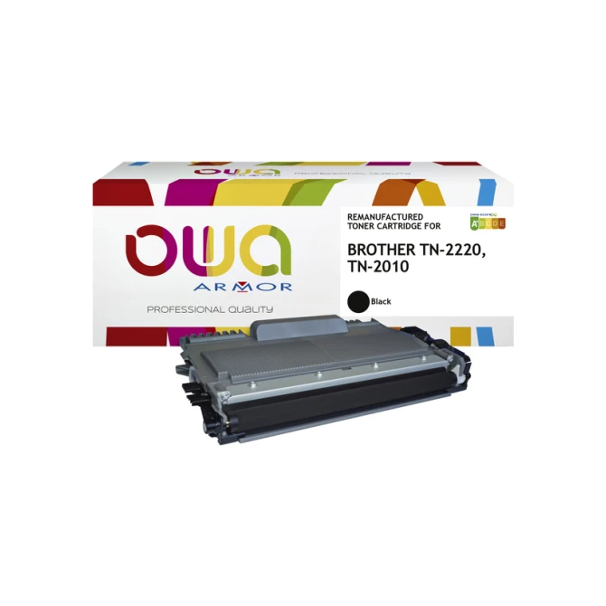 Toner OWA alternatief tbv Brother TN-2220BK zwart