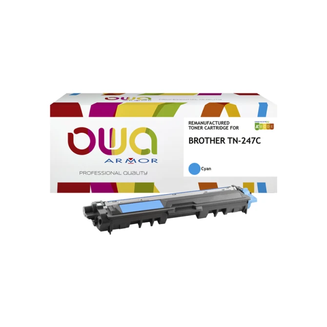 Toner OWA alternatief tbv Brother TN-247C blauw